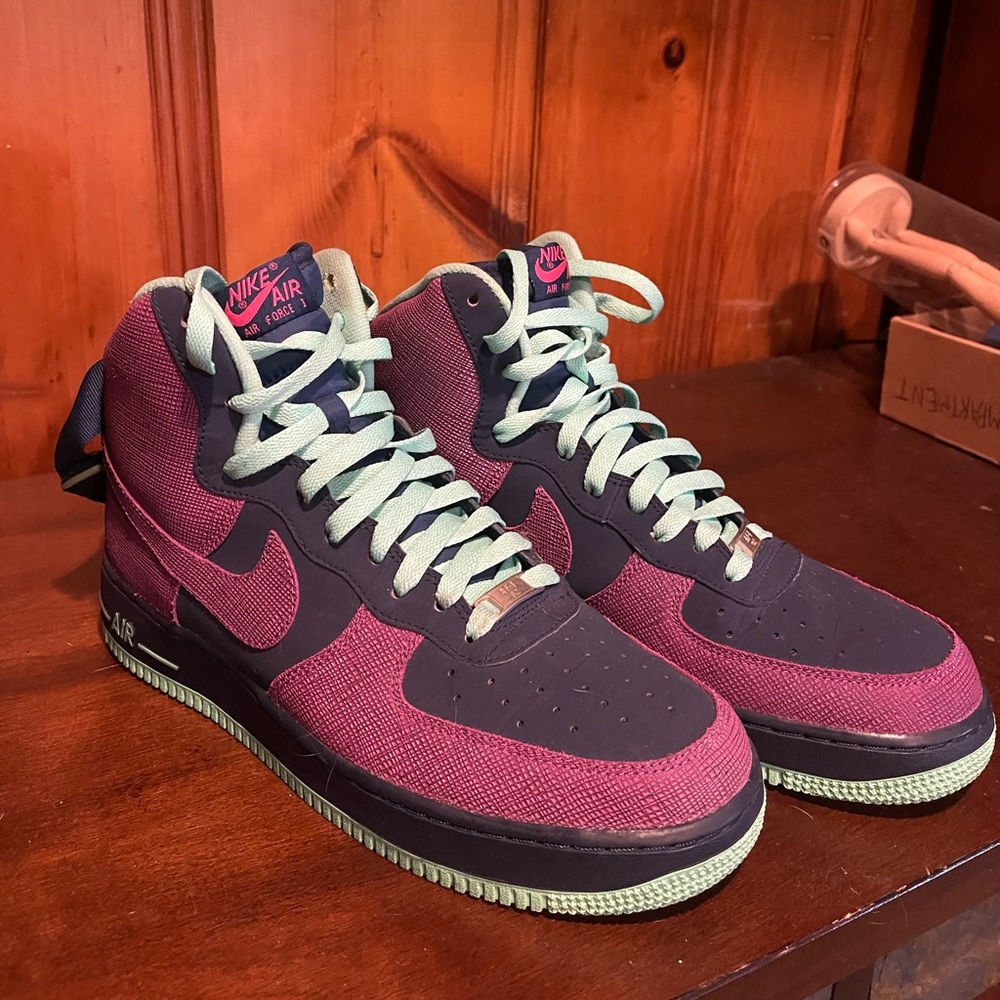 Air Force 1 High '07 'Brave Blue Cherrywood'